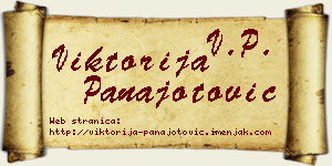 Viktorija Panajotović vizit kartica